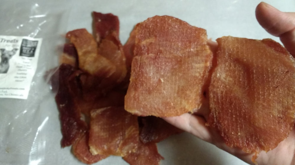Natural Pork Jerky Dog Treats Made In USA