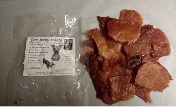 Natural Pork Jerky Dog Treats Made In USA