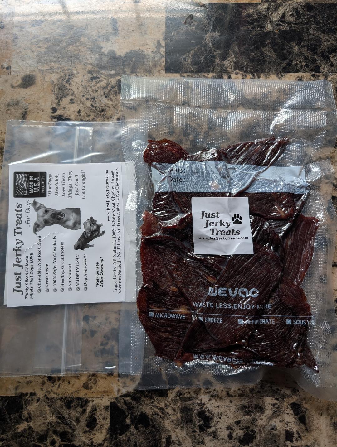 Natural Beef Jerky Dog Treats Made In USA